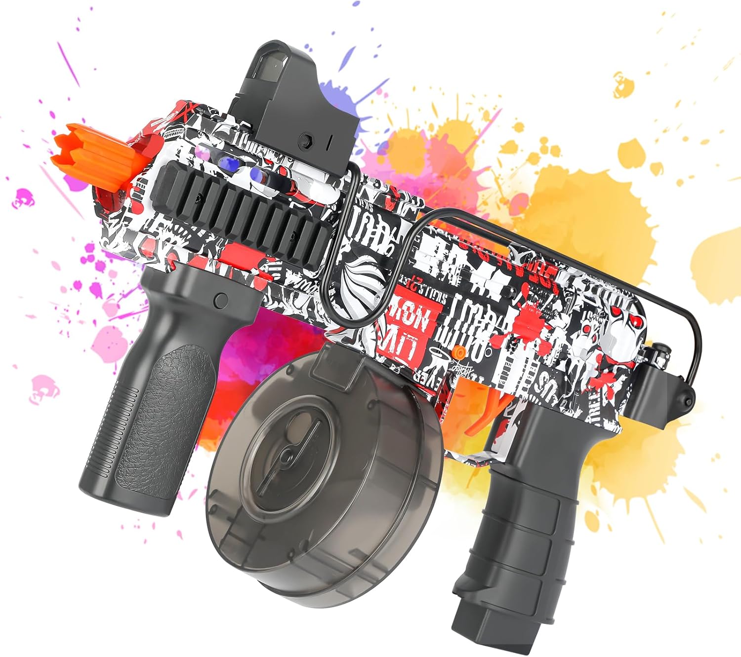 Red Electric Gel Ball Blaster with 10,000 Gel Beads Y20017