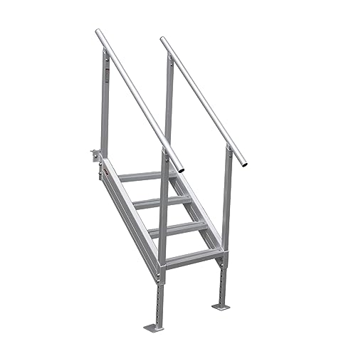 Aluminum Dock Stair - 4-Step Z959