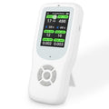 11-in-1 Air Quality Monitor with Stand for AQI, CO2, PM2.5, PM1.0, PM10, TVOC, HCHO, Particles, Temperature & Humidity (White-White) O705