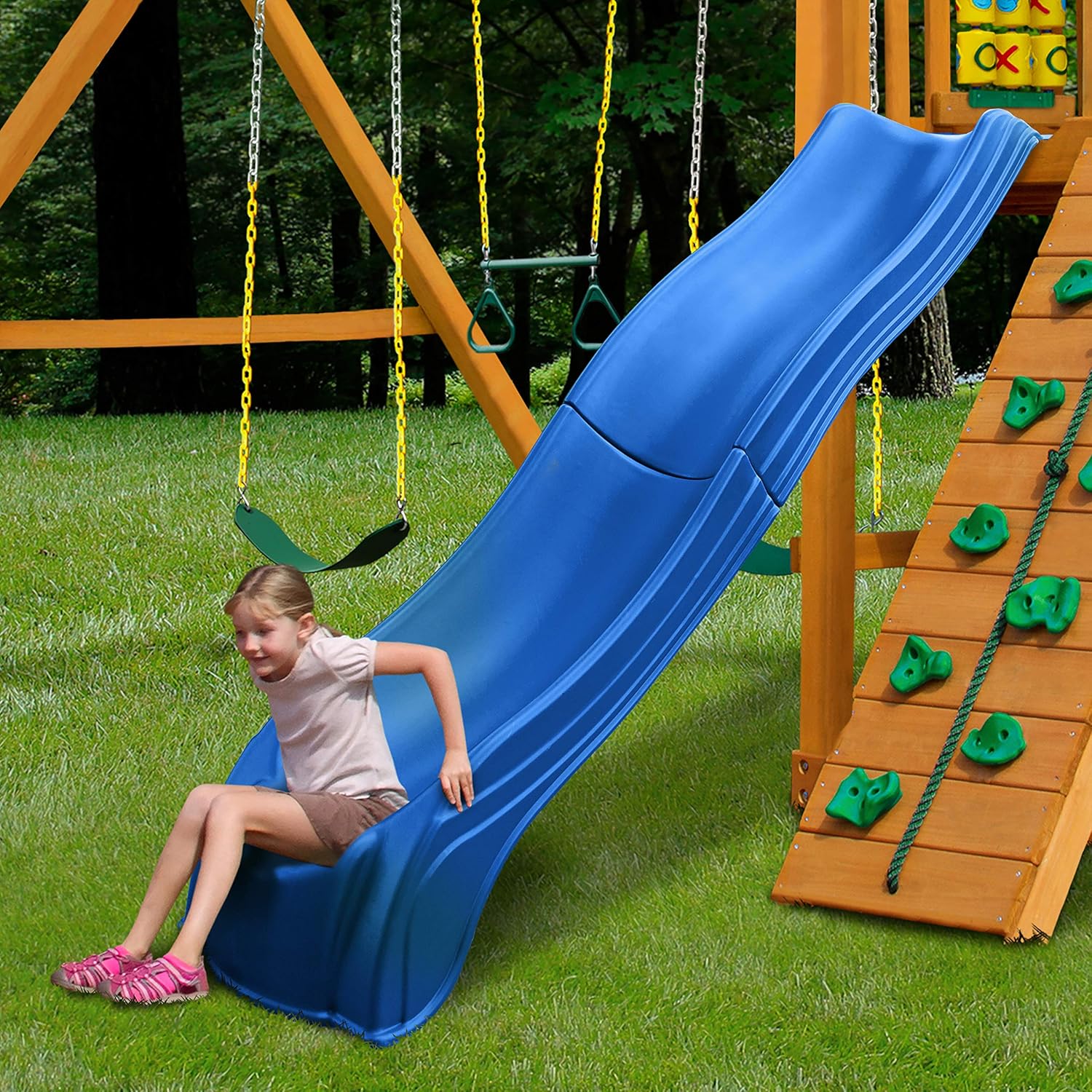 Blue 2Piece Plastic Slide F18494