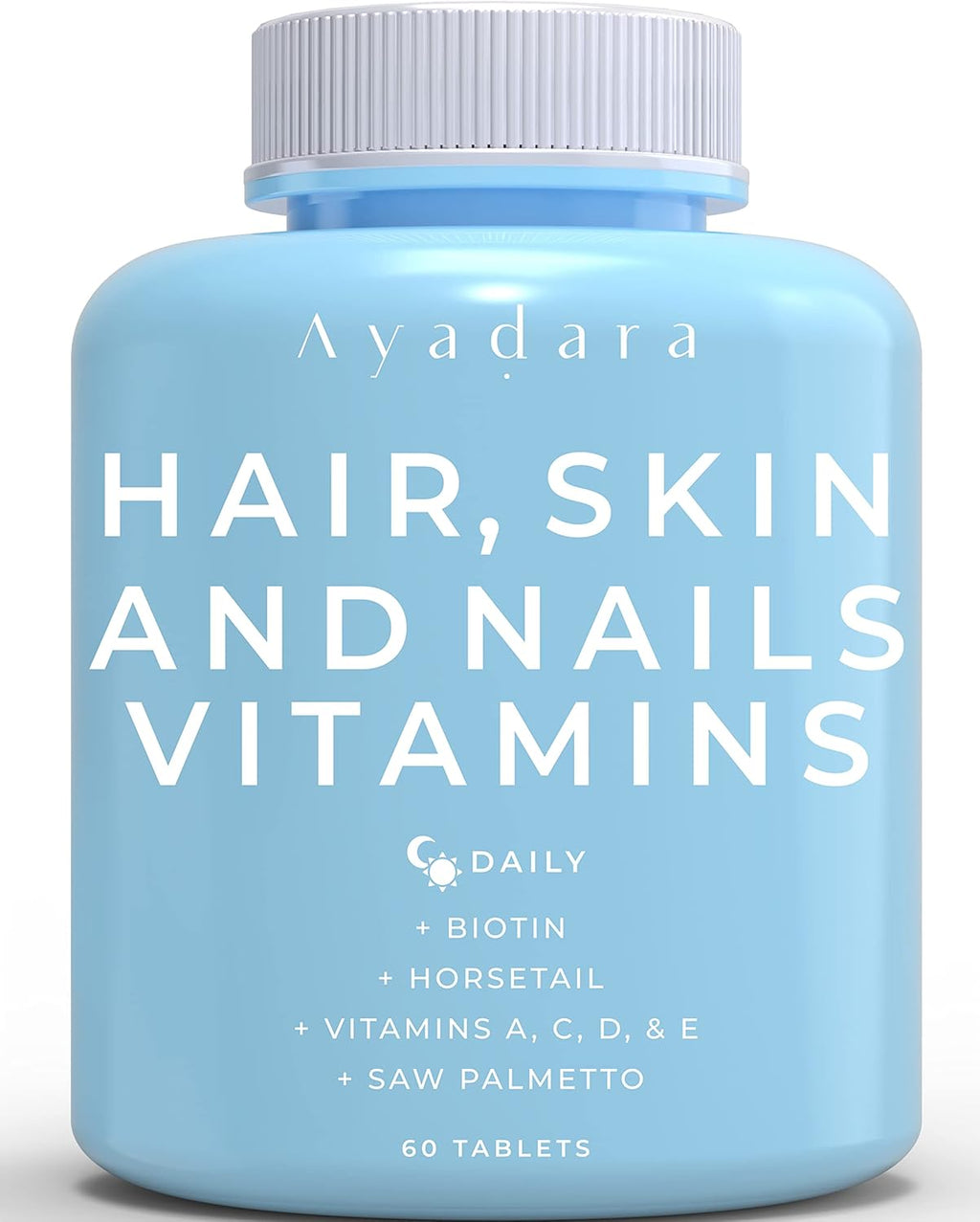 Hair Skin and Nails Vitamins 60 Capsules with Biotin L6242