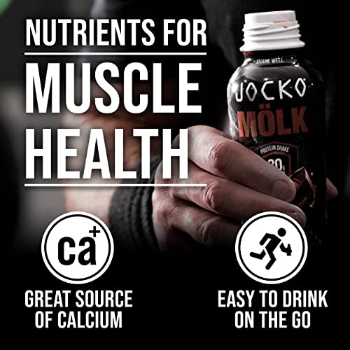 30g Grass Fed Protein Shakes Ready to Drink 12 FL Oz (Pack of 12) Chocolate K2301