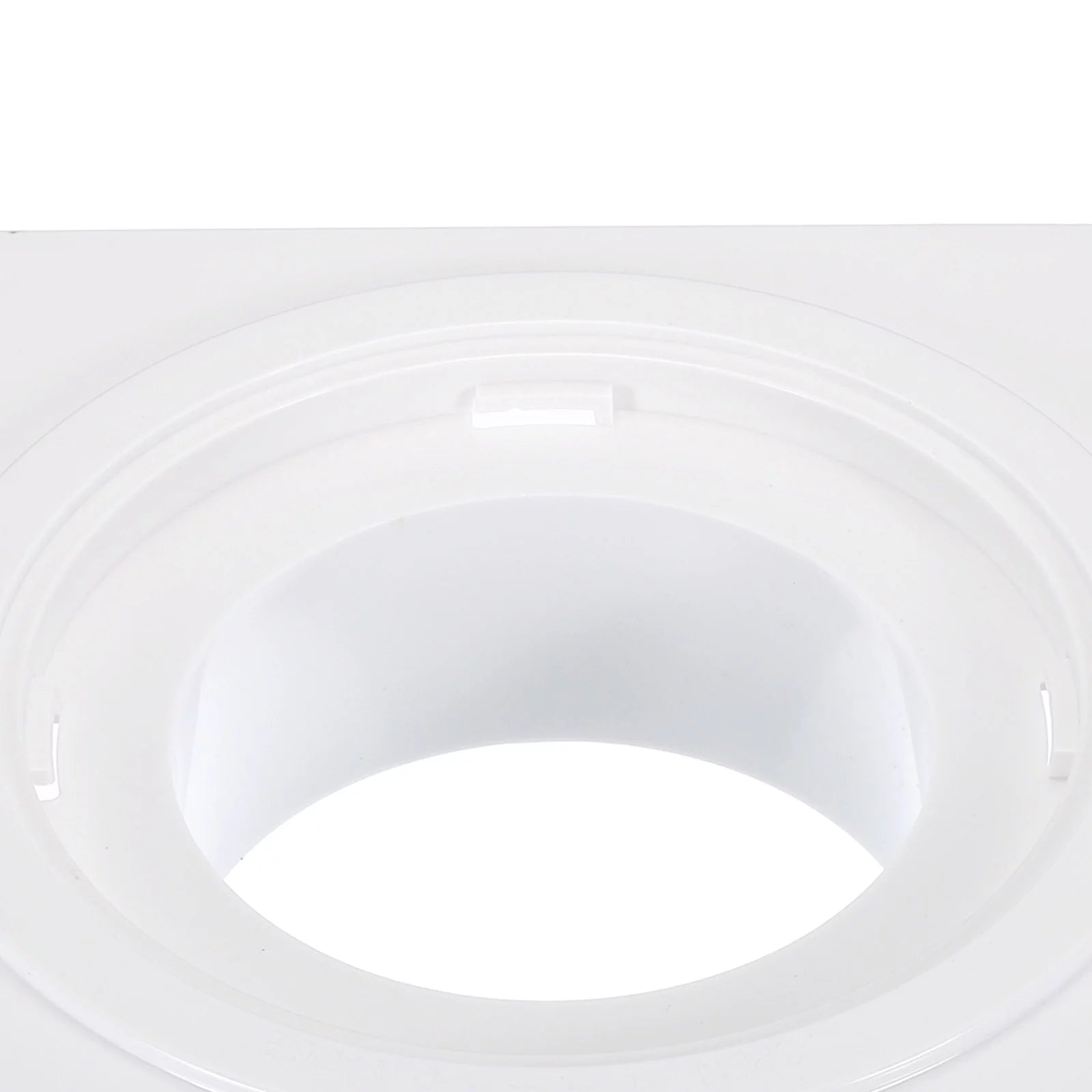 4 Inch Dryer Vent Wall Plate Adapter Ventilation Duct Flange White K32727