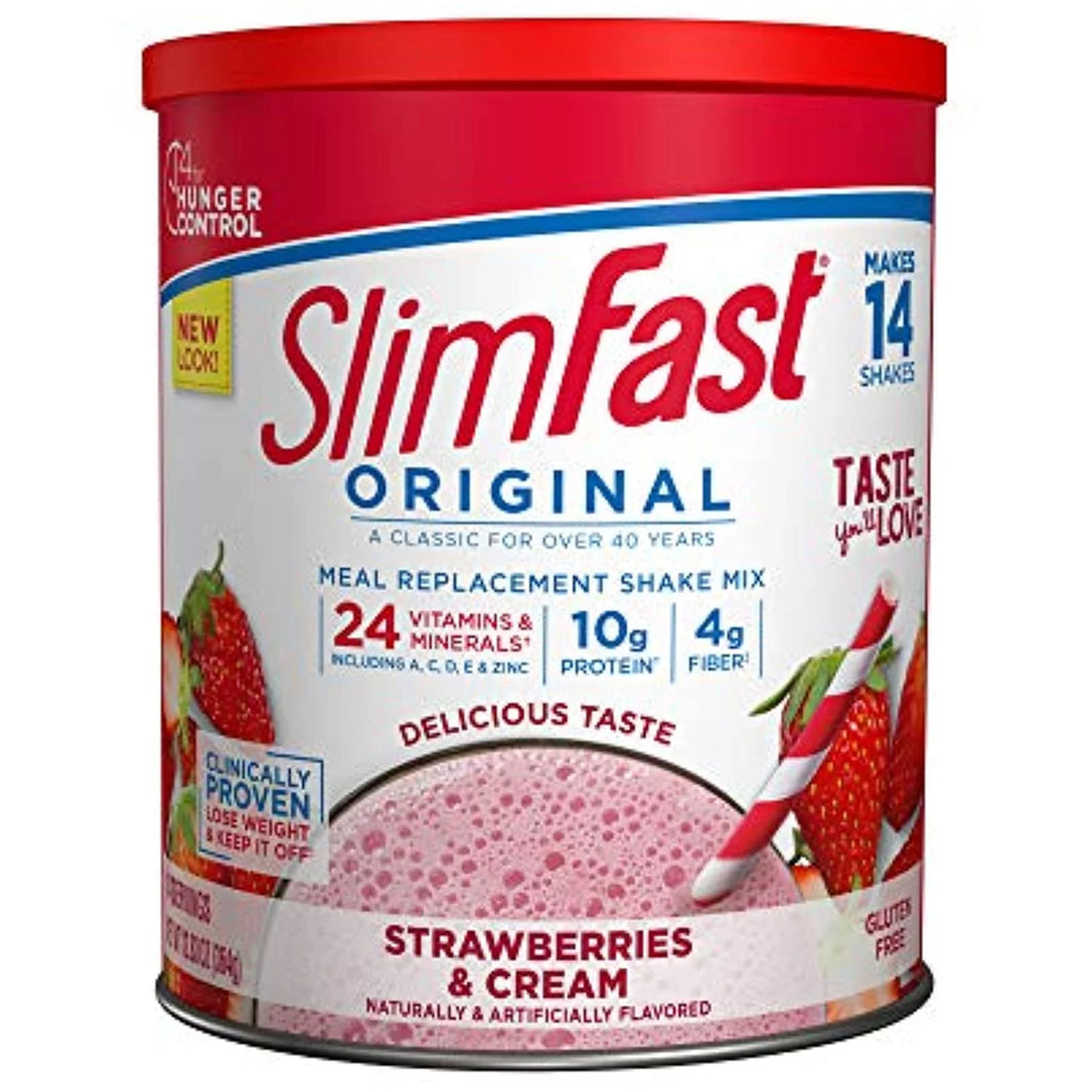 Original Strawberries & Cream Meal Replacement Powder, 14 Servings M842