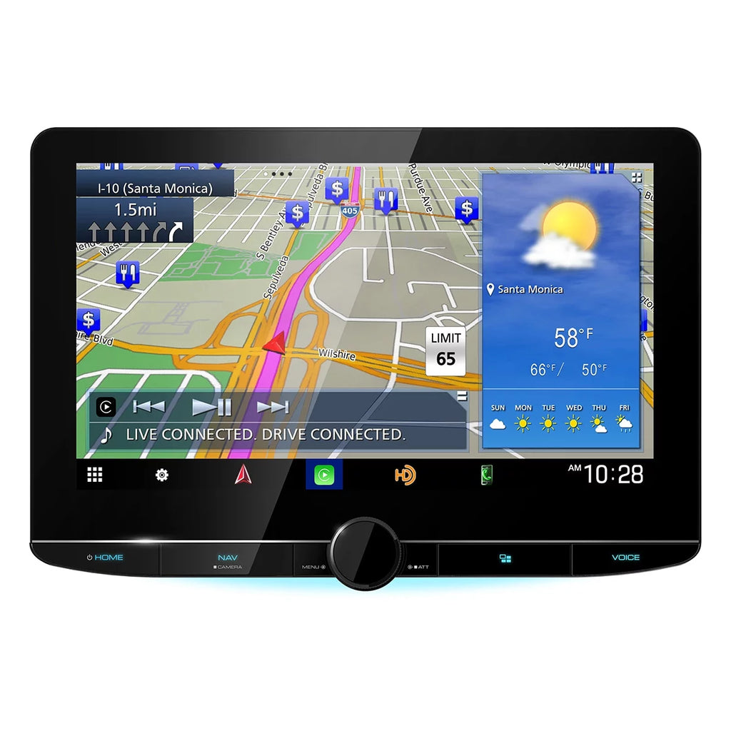 10.1" High Definition Navigation Car Stereo Receiver with Capacitive Touch Panel L7783