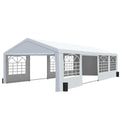 20x30FT Patio Tent with Windows, Heavy Duty Canopy Gazebo M738220