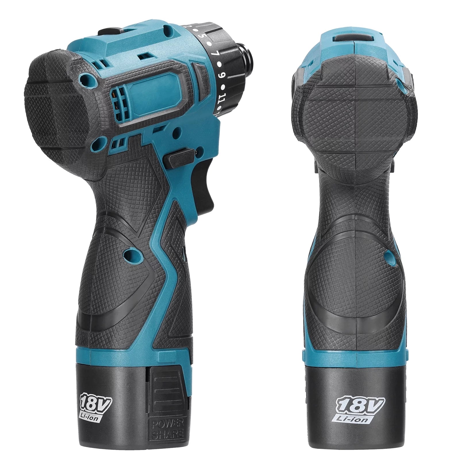 18V Electric Screwdriver Torque Adjustable 2 Speed Control Modes Brushless Motor Repair Tool Kit R353
