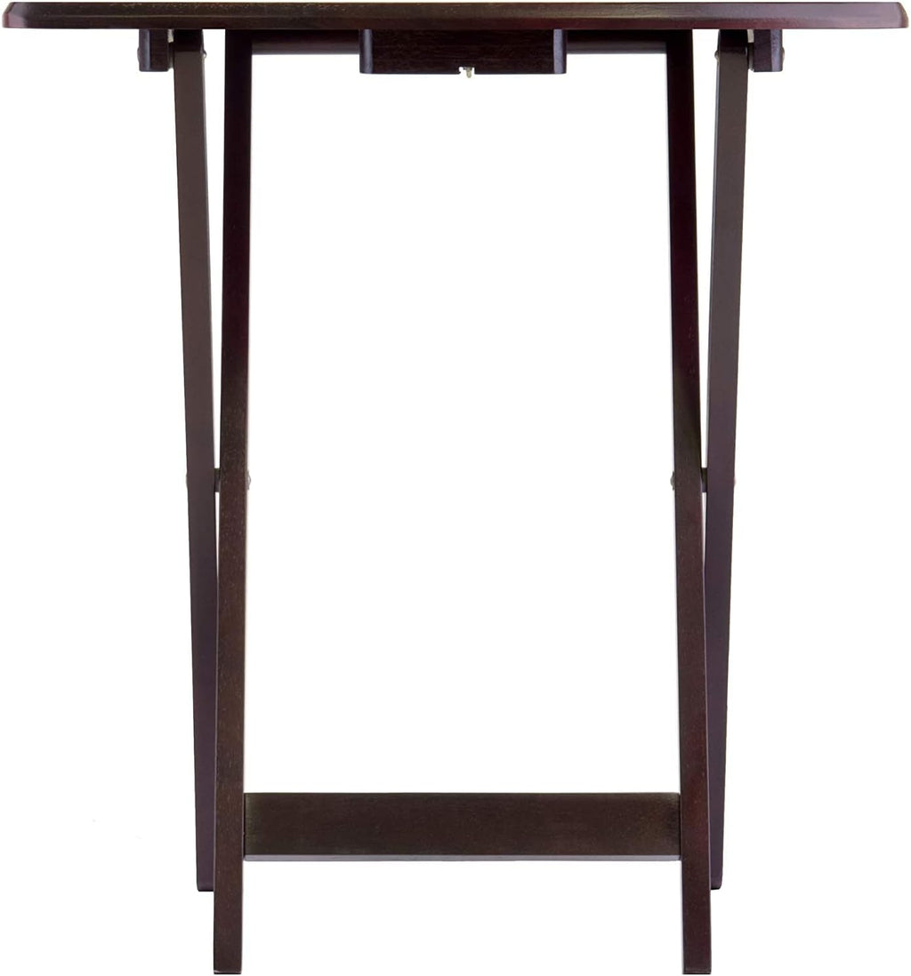 Espresso Folding Wooden Tray Table B73973