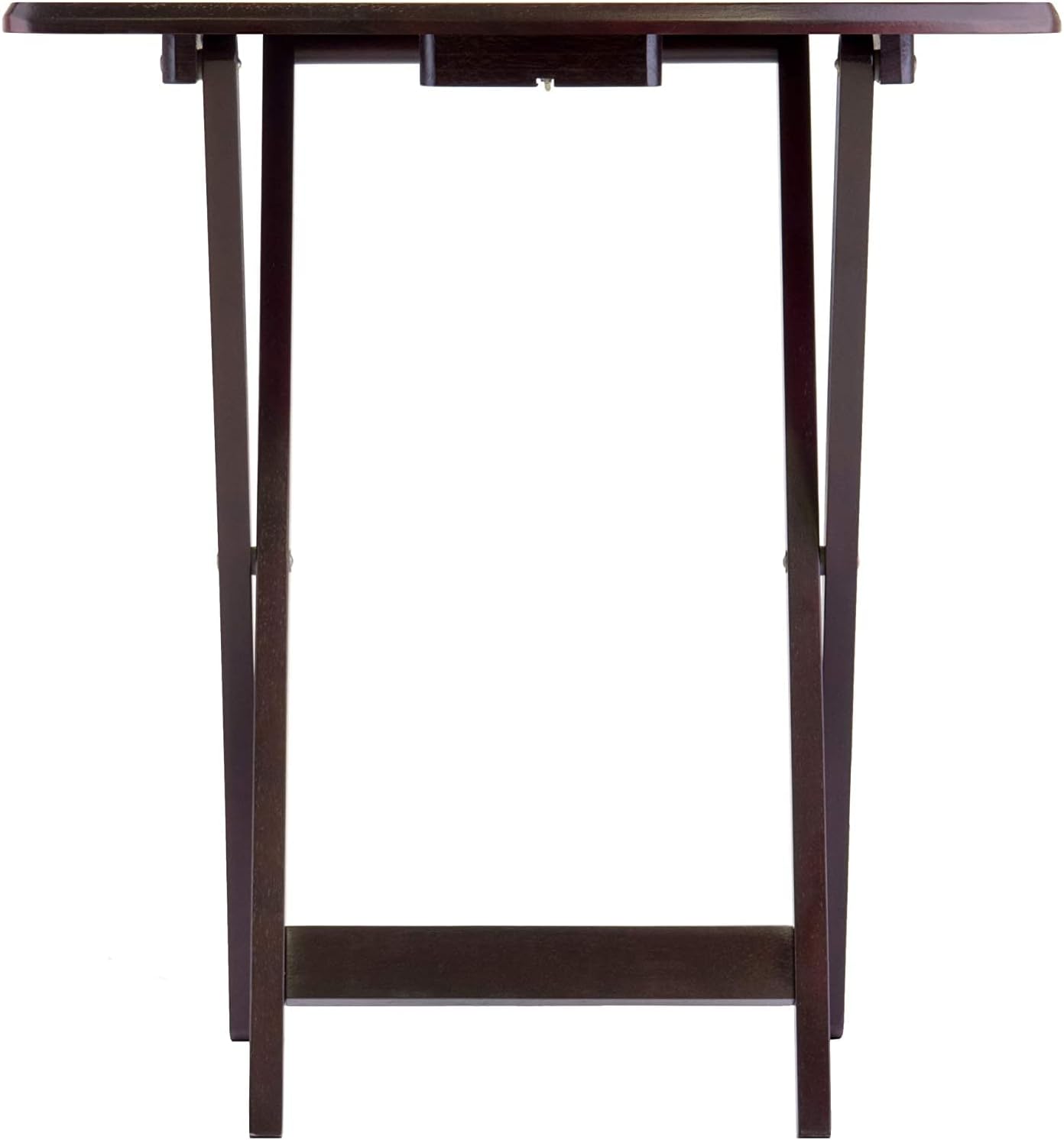 Espresso Folding Wooden Tray Table B73973