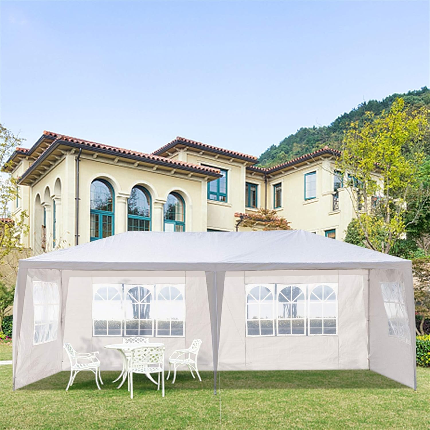 10'x20' Outdoor Canopy Tent with Sidewalls L181531