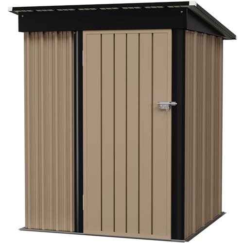 5 x 3 FT Waterproof Metal Garden Storage Shed W920