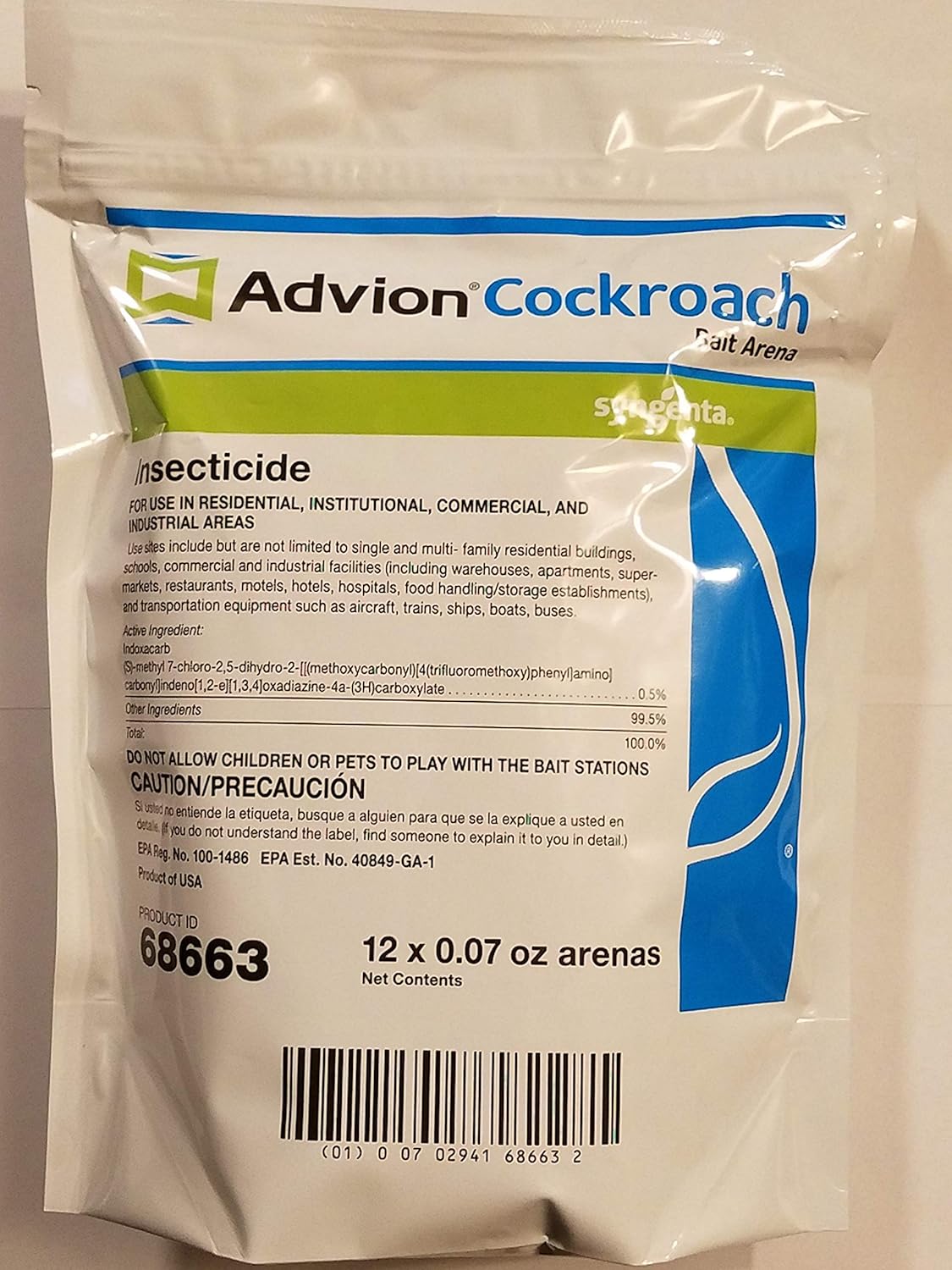 White 12ct Cockroach Bait Station C655144
