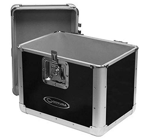 Black Record Utility Case for 70 12" Vinyl Records W73107