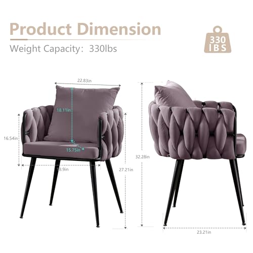 Blue Velvet Set of 2 Dining Chairs with Metal Legs S75291