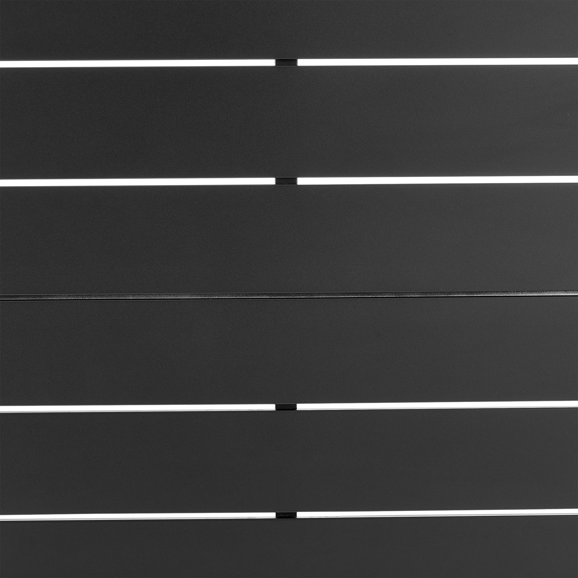 Black Aluminum Round Coffee Table C846