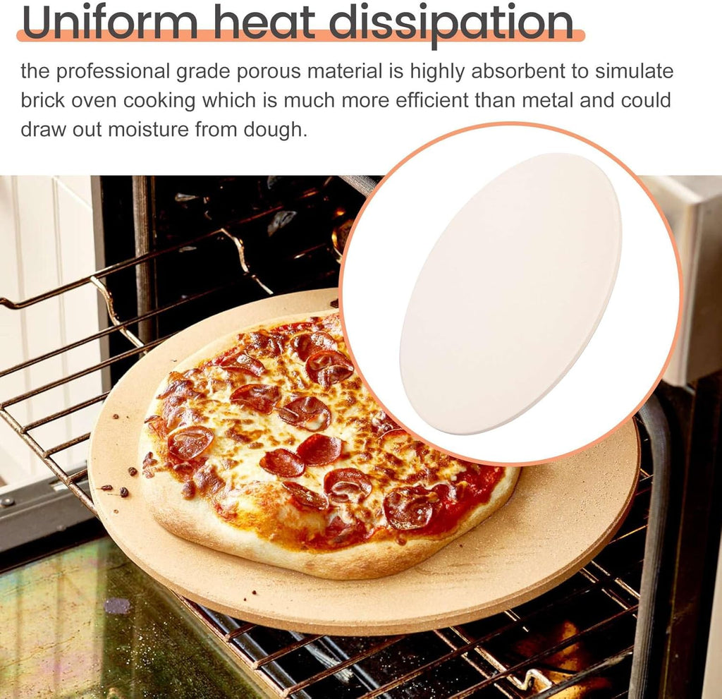 12 Inch Ceramic Pizza Stone U294