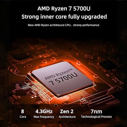 17.3'' IPS FHD Anti-Glare Display Laptop, AMD Ryzen 7 5700U, 64GB RAM, 2 TB SSD, Black P714