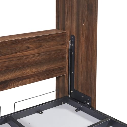 Queen Size Wood Murphy Bed D717