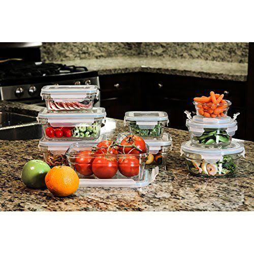 18-Piece Oven Safe Glass Container Set P827538