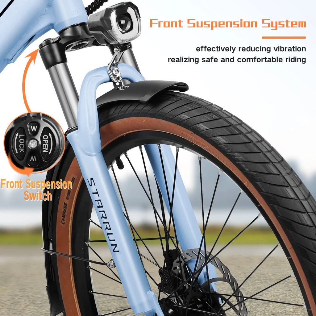 500W 48V 12Ah 7 Speed 26'' Electric Bicycle T9685