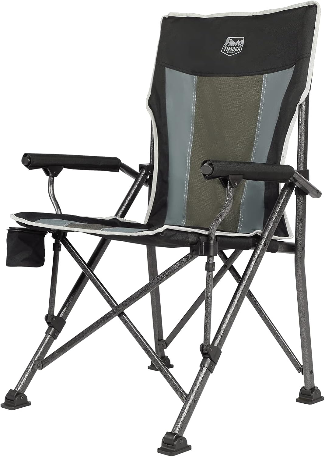 Aluminum Lightweight Folding Chairs with Hard Armrest and Cup Holder I369796