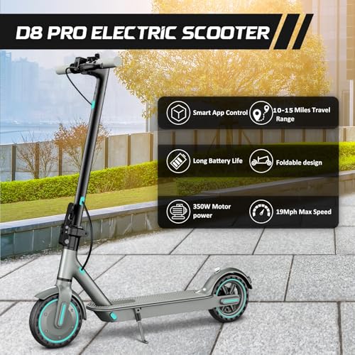 Electric Scooter with 8.5" Honeycomb Tire, Foldable Aluminum Alloy E-Scooter O55759