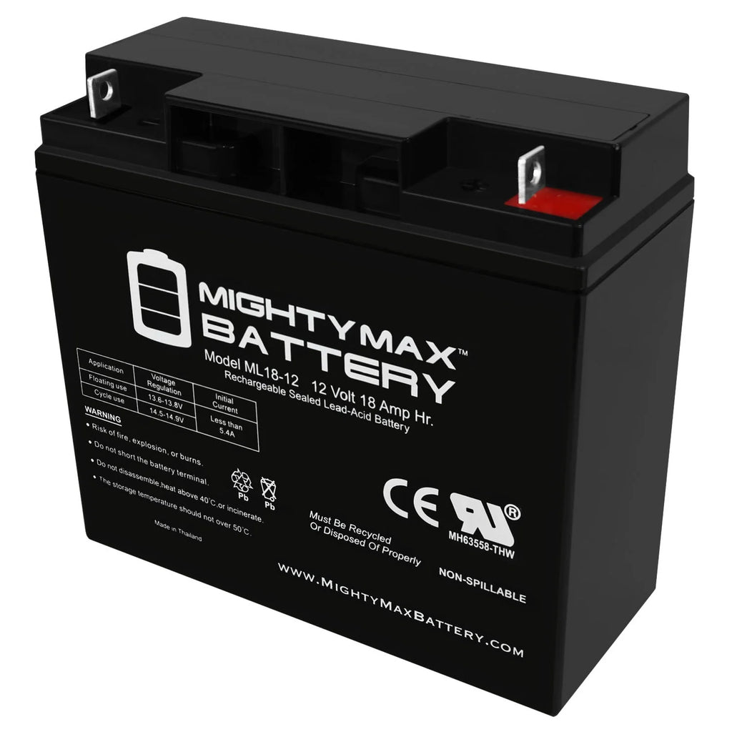 12V 18AH SLA Replacement Battery L523