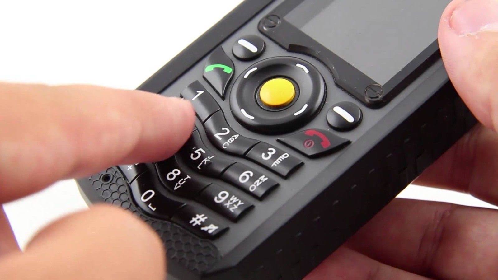 Black Unlocked GSM Dual SIM Phone IP67 W241225