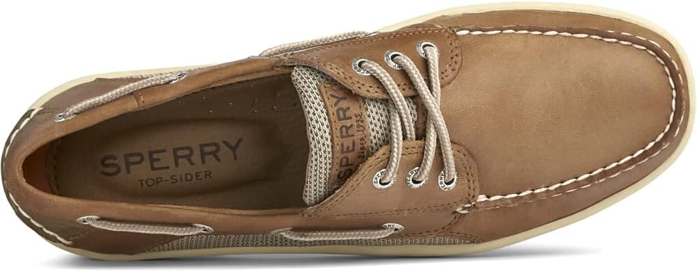 Men's Billfish 3-eye Boat Shoe Dark Tan Y617