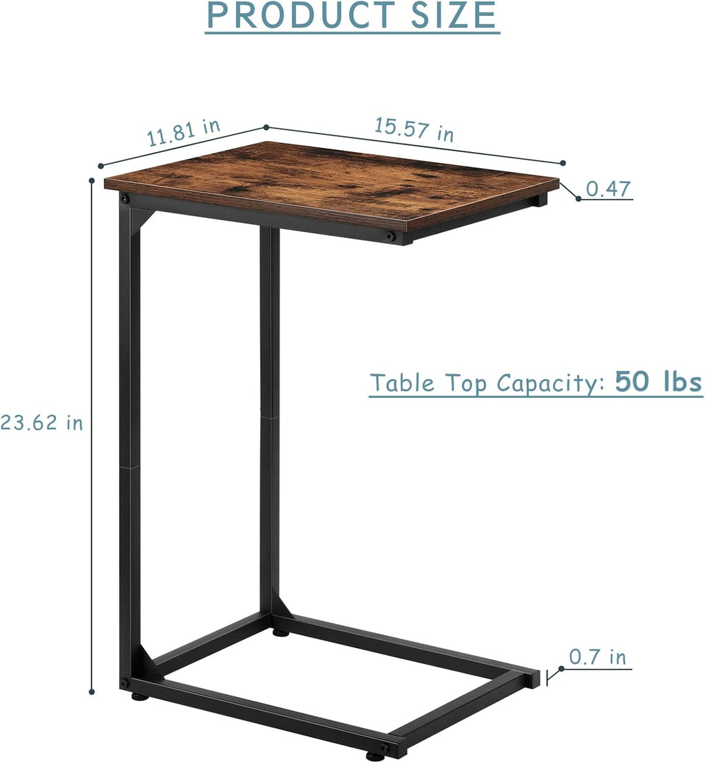 C Shaped Side Table Set of 2 Z6855