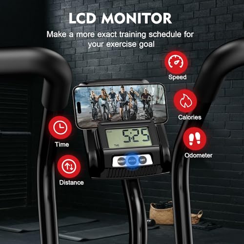 Exercise Bike with Air Resistance Bluetooth Fan Bike R3337