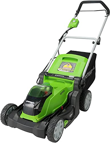 40V 17" Cordless Push Lawn Mower with 4.0Ah Battery and Charger B10733