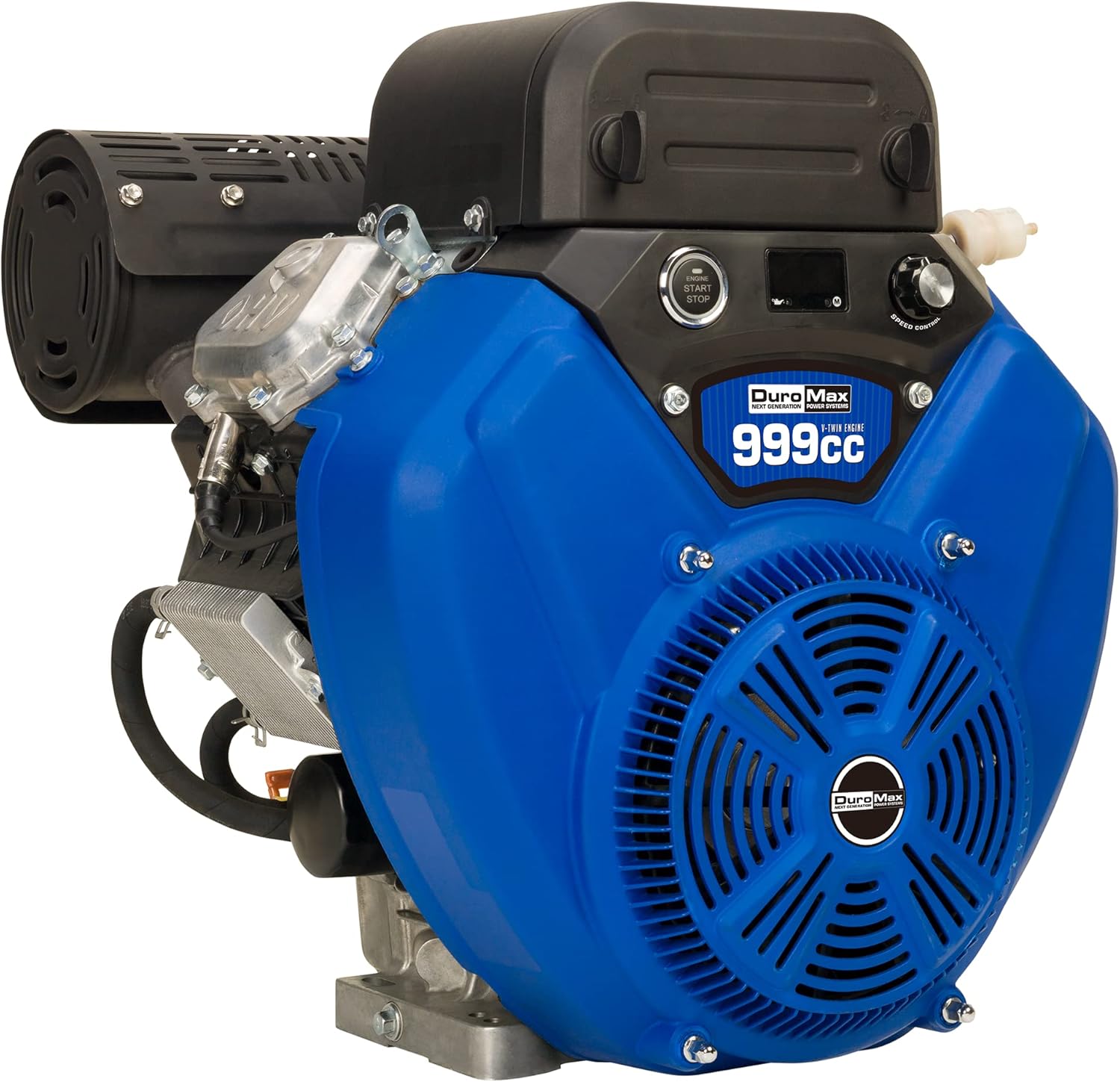 Blue 713cc V-Twin Electric Start Gas Powered Multi-Use Engine J9498