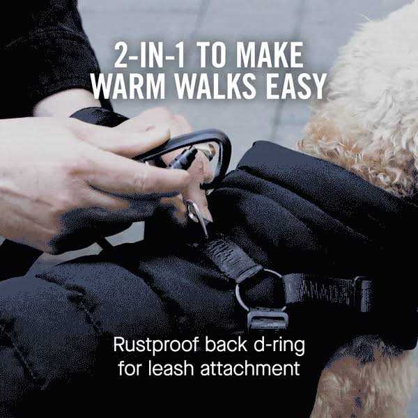 Black Harness Puffer M537