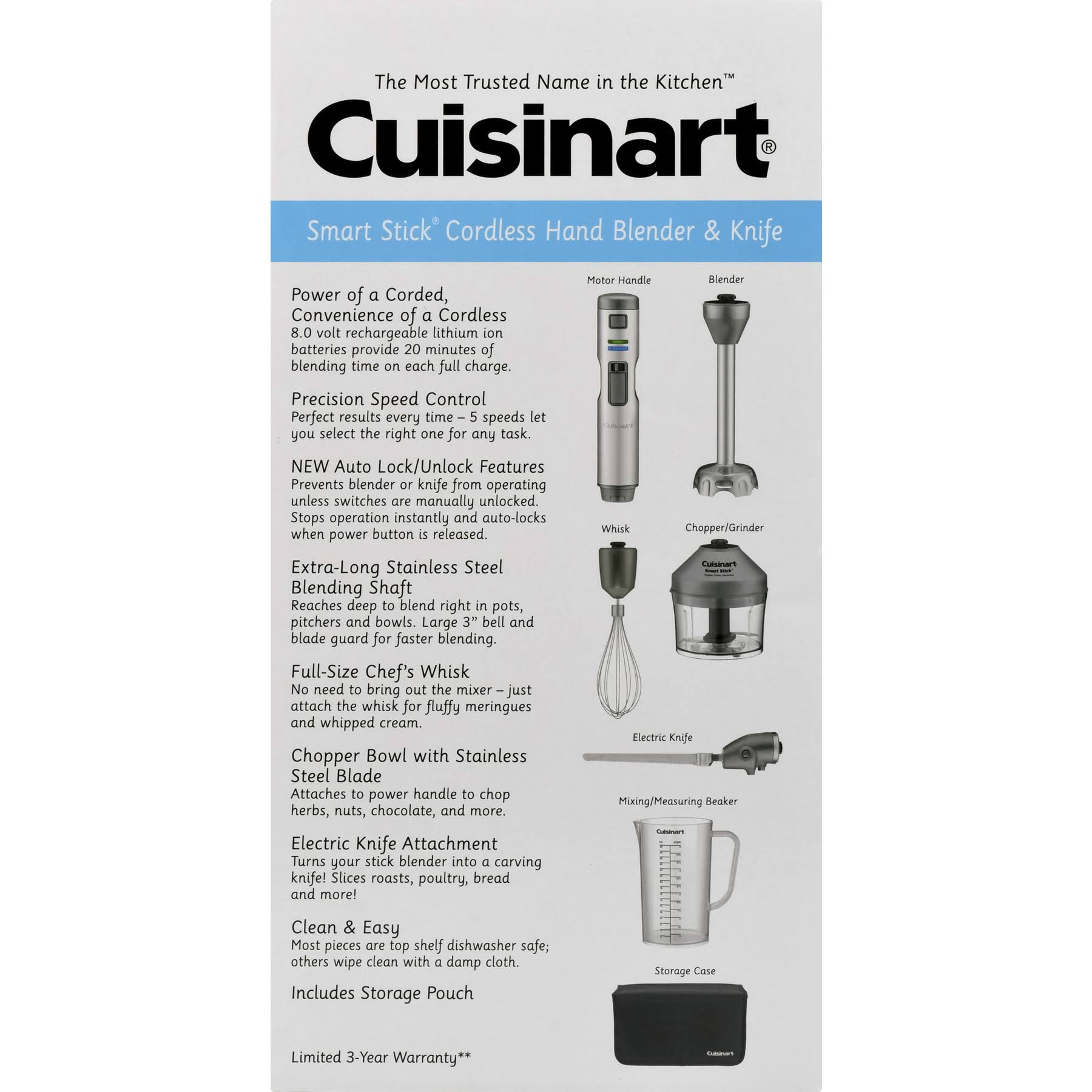 Stainless Steel Hand Blender J838