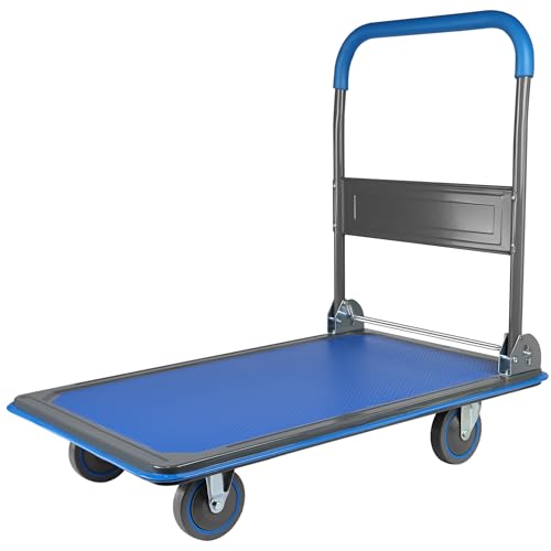 Foldable Push Cart Dolly 330 lbs. Capacity Hand Truck F1257