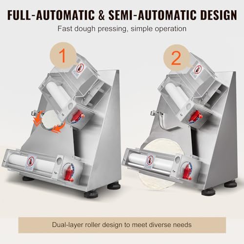 Stainless Steel Automatic Commercial Pizza Dough Roller Sheeter F56567