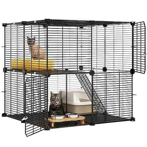 2 Tier Metal Cat Cage N9839