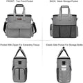 Dog Travel Bag with 2 Food Carriers, 2 Collapsible Bowls, and 1 Placemat E25441