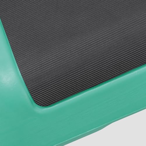 16" x 16" Adjustable Aerobic Stepper with 4 Risers, Green Y4784