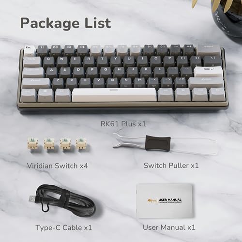 60% Wireless Mechanical Gaming Keyboard with Hot Swappable RGB Y45935