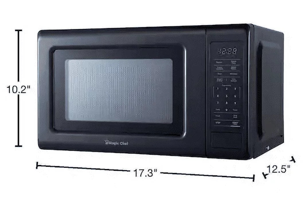 0.7 cu. ft. 700-Watt Countertop Microwave in Black O7417