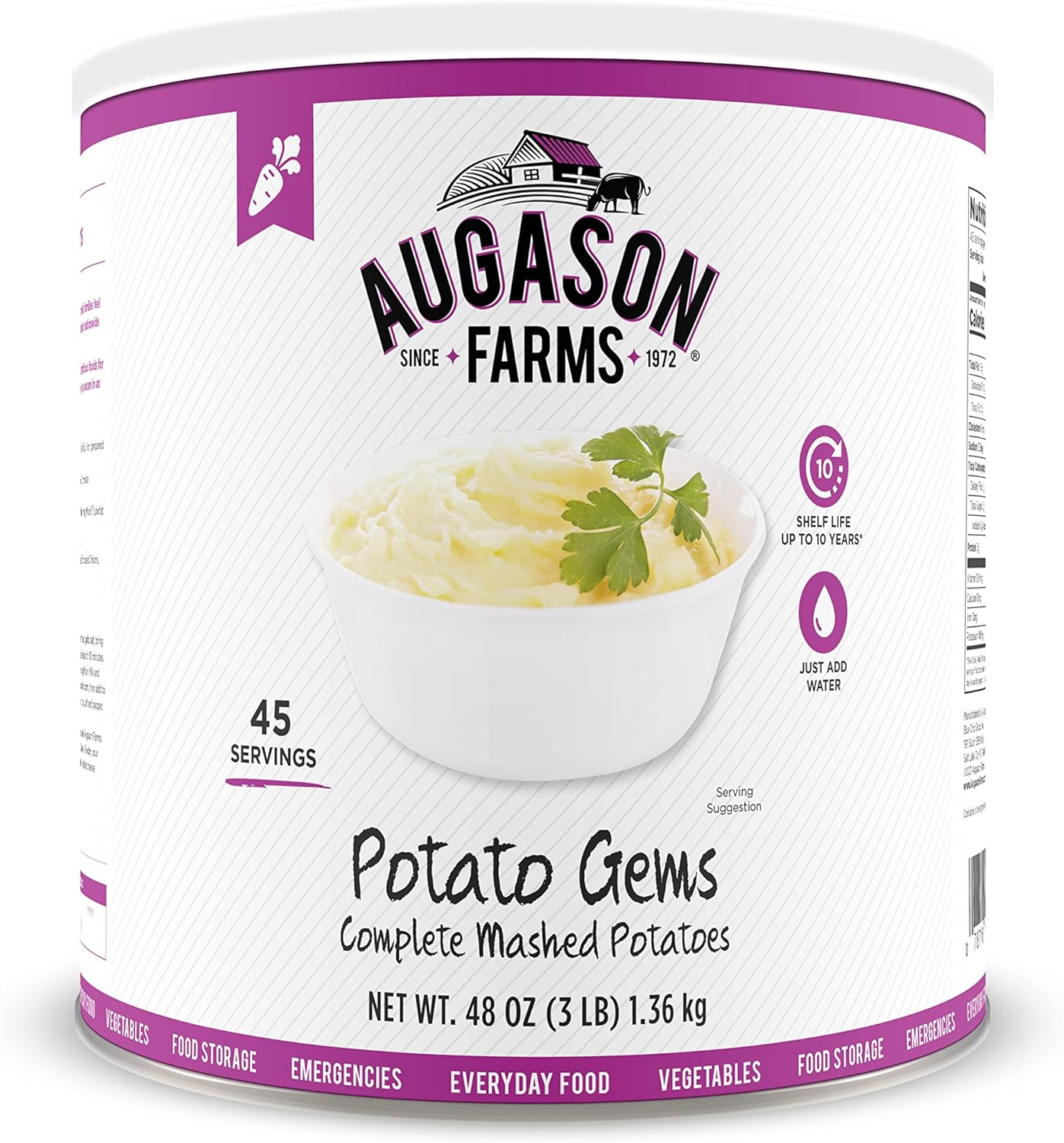 3 lbs Mashed Potatoes No. 10 Can E3080