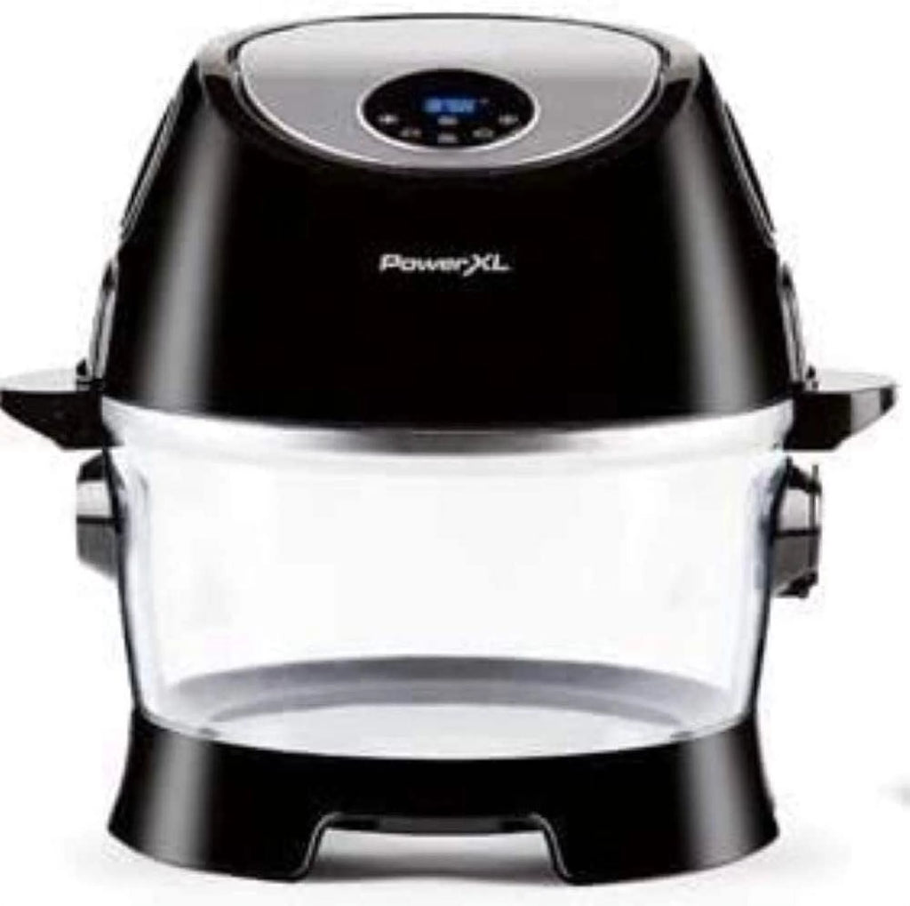 Black 10-Quart Air Fryer with Glass Bowl C2025