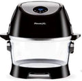 Black 10-Quart Air Fryer with Glass Bowl C2025