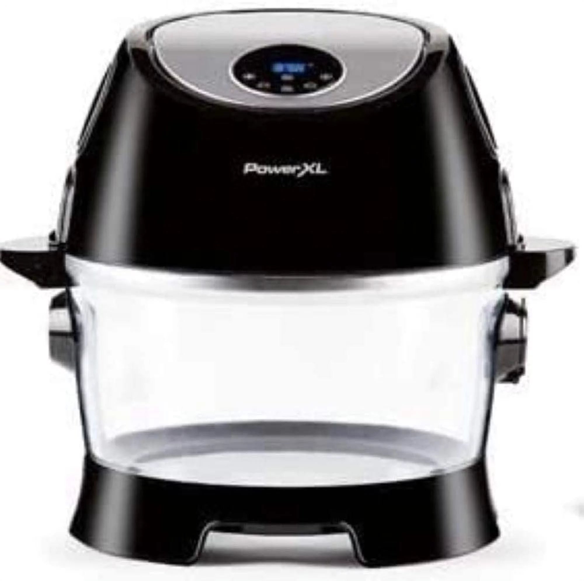 Black 10-Quart Air Fryer with Glass Bowl C2025