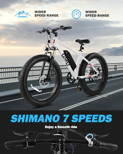 26x4.0 Fat Tire Electric Mountain Bike with 48V 13AH Battery X3123