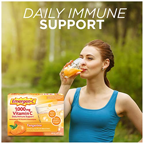 1000mg Vitamin C Powder with Antioxidants, B Vitamins and Electrolytes, Strawberry Kiwi Flavor - 30 Count Z25061