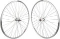 700c 36H Silver Wheel Set K593636