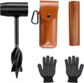 Brown Leather Case Hand Auger Wrench I5931